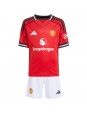Manchester United Dječji Domaci Dres kompleti 2025-26 Kratak Rukavima (+ kratke hlače)